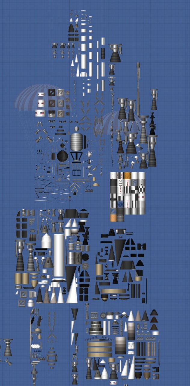 MegaPartsKit with Rocket Parts Spaceflight Simulator