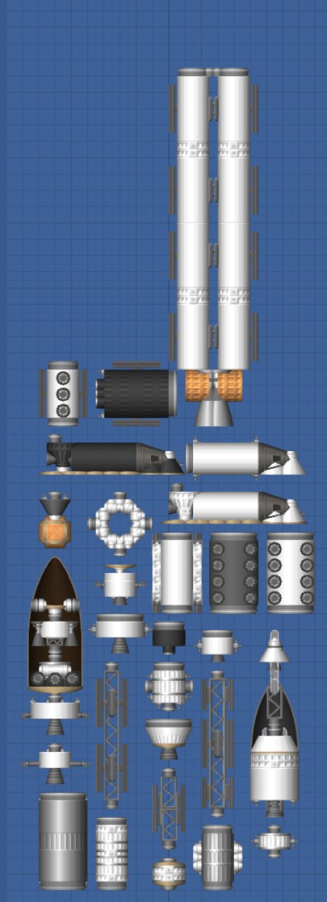 megastation modules Spaceflight Simulator