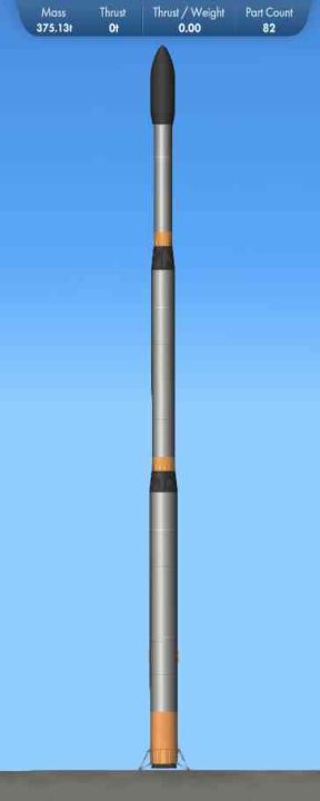 Mercury lander Blueprint for Spaceflight Simulator / SFS BP