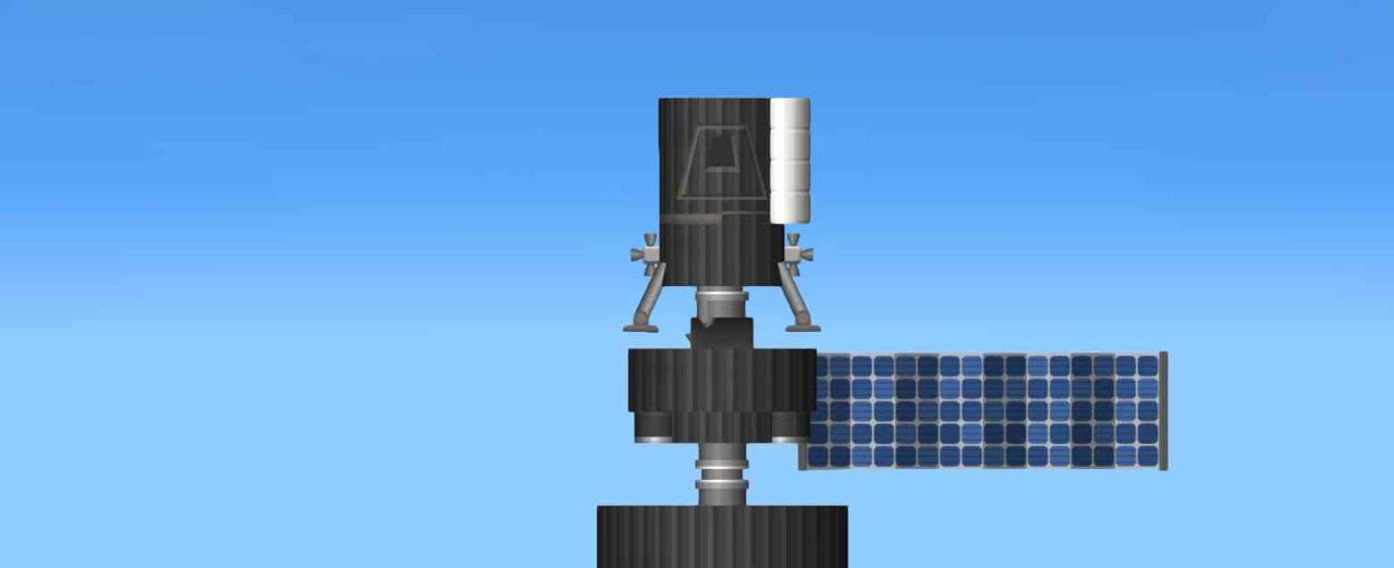 Mercury lander Blueprint for Spaceflight Simulator / SFS BP