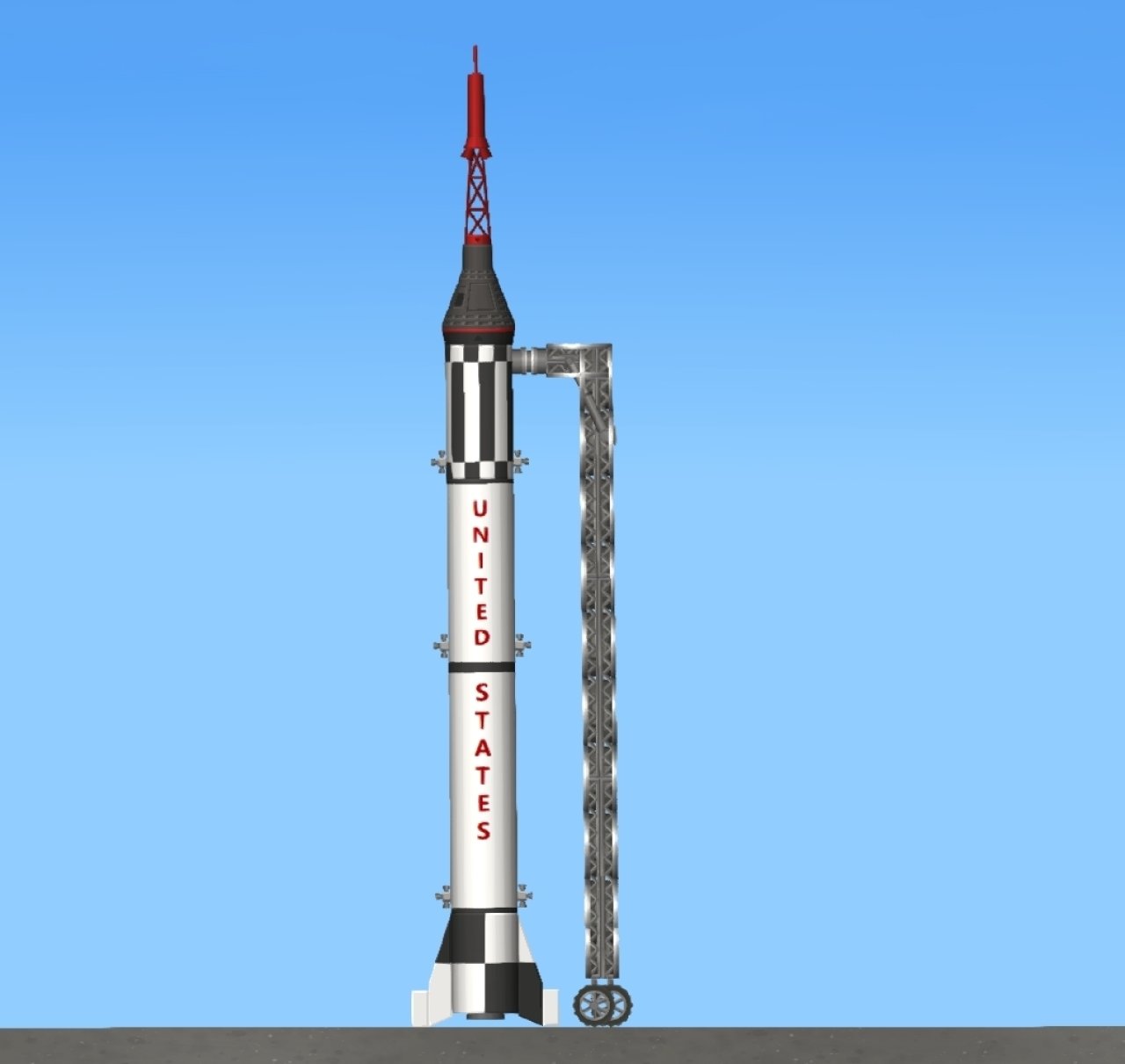Mercury redstone 1 Spaceflight Simulator