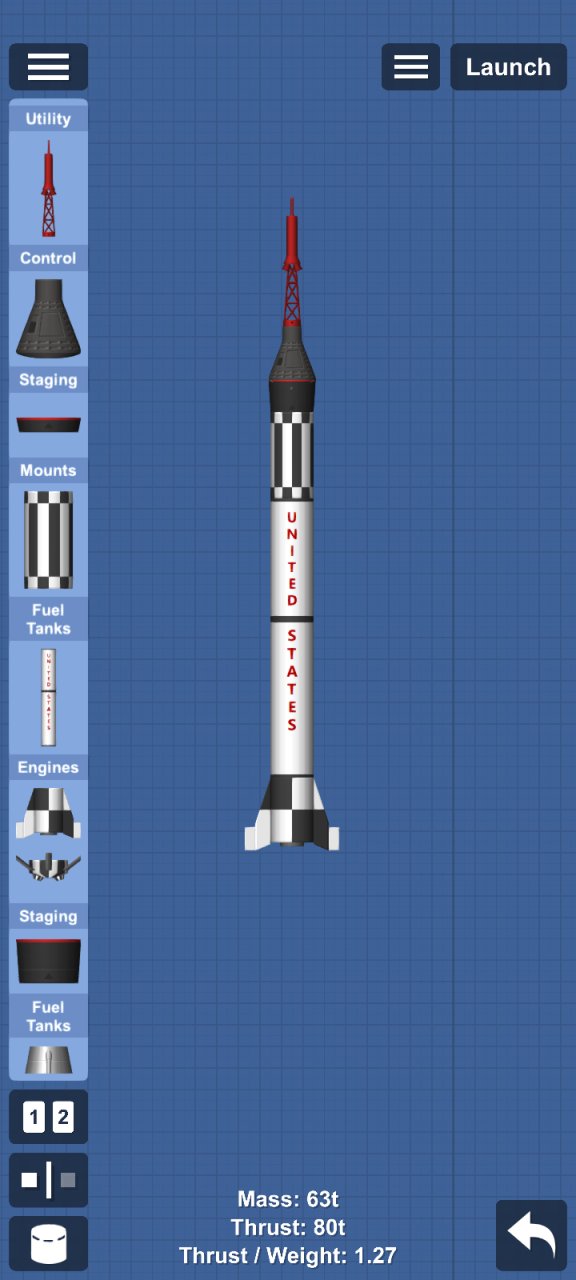Mercury-Redstone for Spaceflight Simulator
