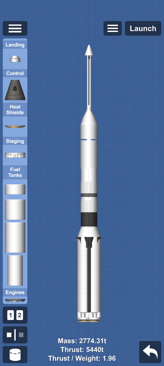 Merlin lander for Spaceflight Simulator