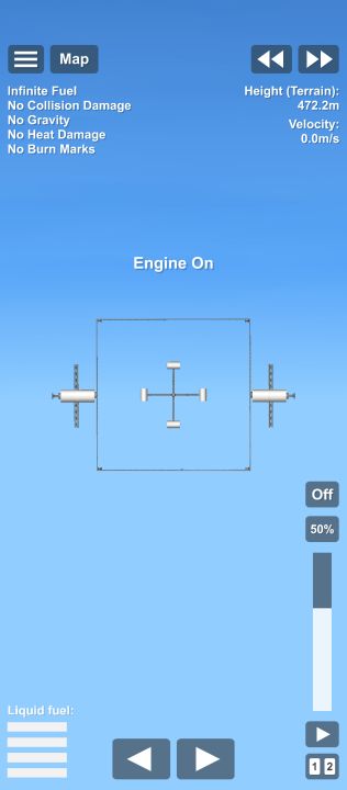 Mini space station Blueprint for Spaceflight Simulator / SFS BP