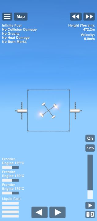 Mini space station Blueprint for Spaceflight Simulator / SFS BP