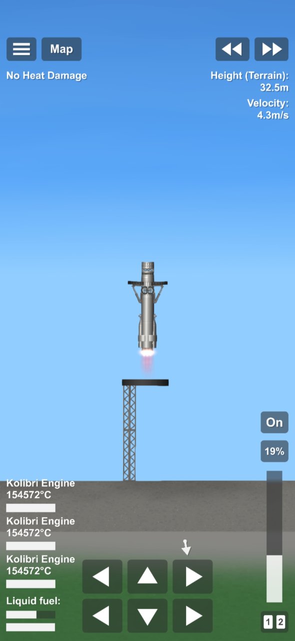 Mini starship Blueprint for Spaceflight Simulator / SFS BP