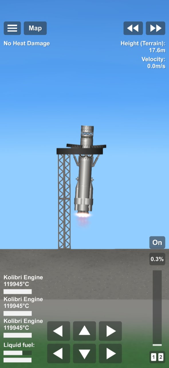 Mini starship Blueprint for Spaceflight Simulator / SFS BP