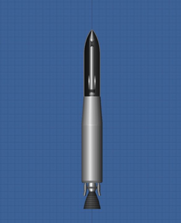 Missile Blueprint for Spaceflight Simulator / SFS BP