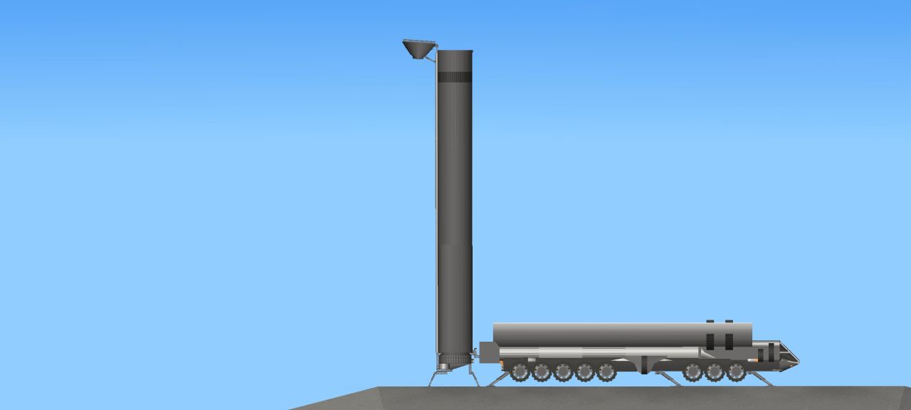 Missile launcher Blueprint for Spaceflight Simulator / SFS BP