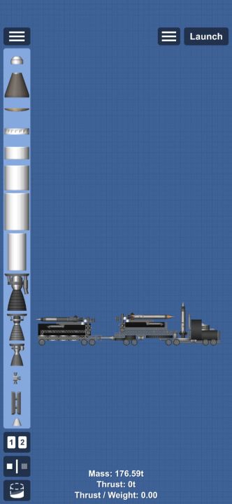 Missile truck Blueprint for Spaceflight Simulator / SFS BP