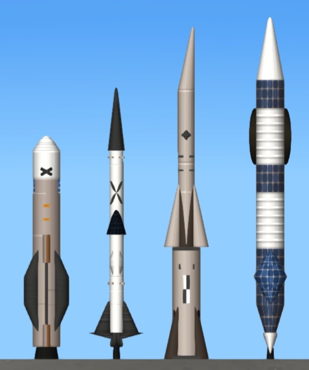 Missiles packages for Spaceflight Simulator