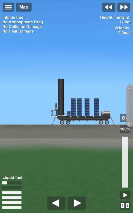 Missle truck 2.0 Blueprint for Spaceflight Simulator / SFS BP