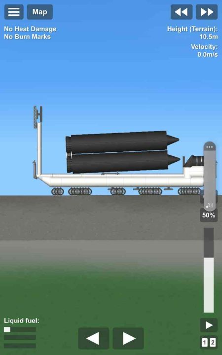 Missle truck Blueprint for Spaceflight Simulator / SFS BP