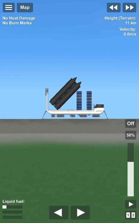 Missle truck Blueprint for Spaceflight Simulator / SFS BP