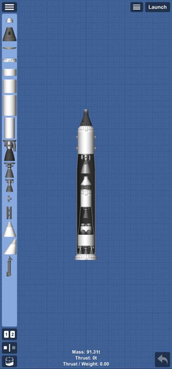 Moon lander Blueprint for Spaceflight Simulator / SFS BP