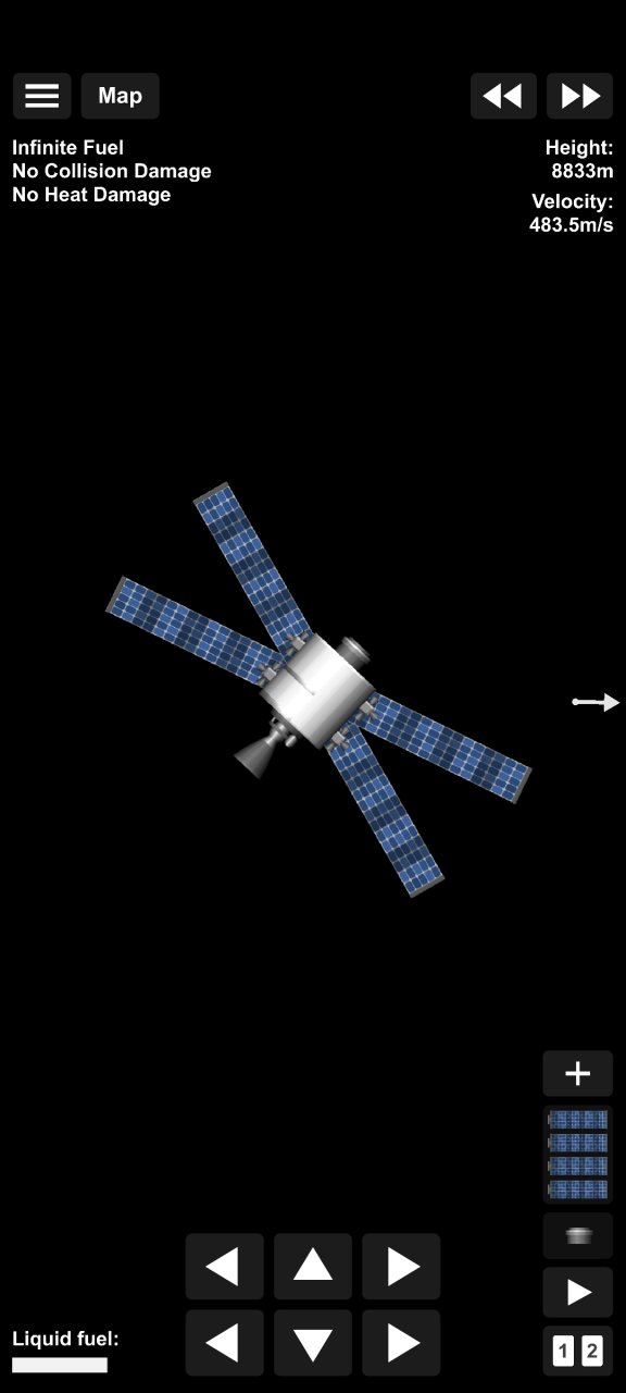 Moon lander suspension Spaceflight Simulator