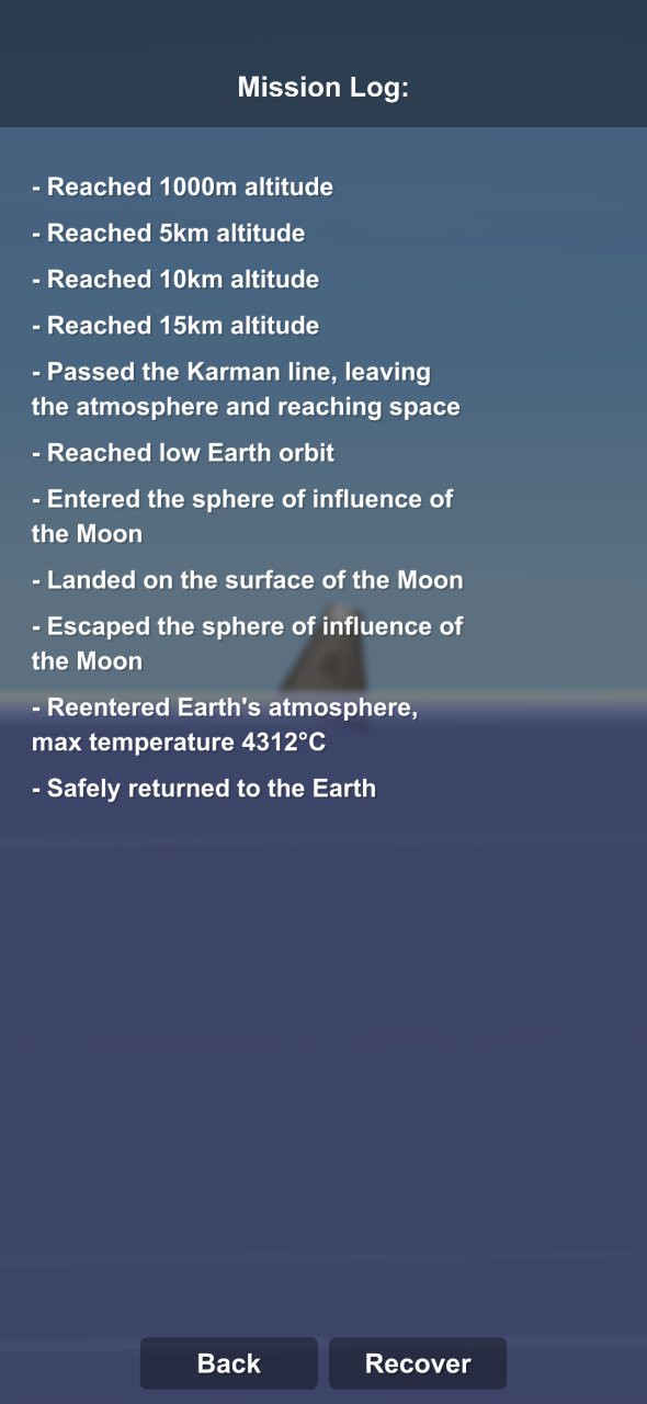 Moon mission Spaceflight Simulator