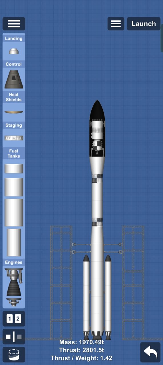 moon return (advanced) Spaceflight Simulator