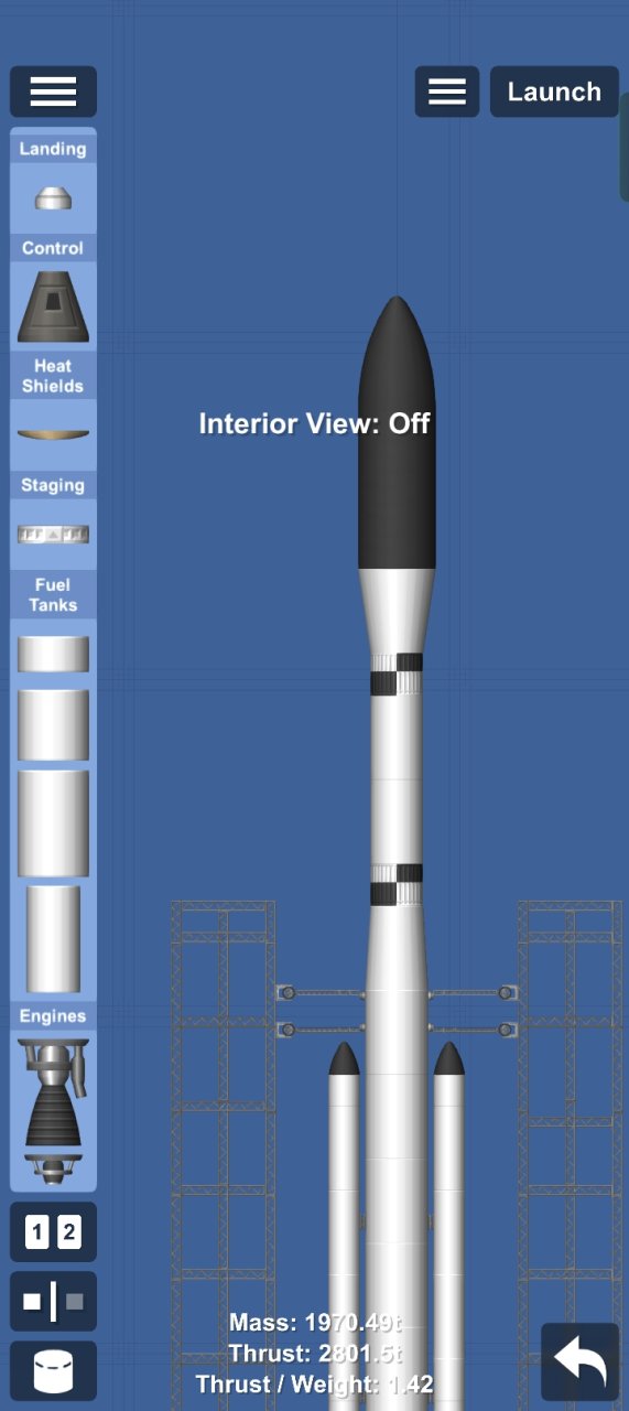 moon return (advanced) Spaceflight Simulator