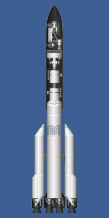 Moon Rocket & Rover No DLC Blueprint for Spaceflight Simulator / SFS BP