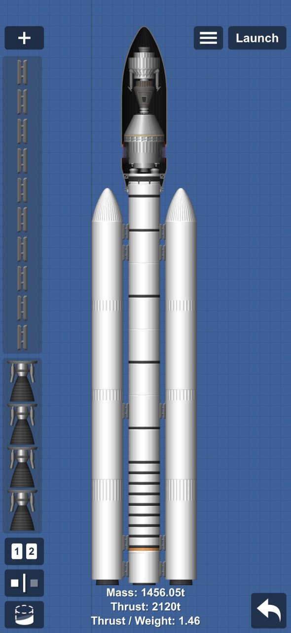 Moon Rocket System for Spaceflight Simulator