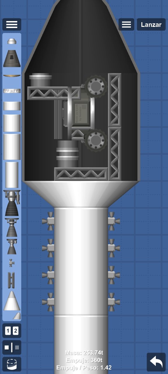 Moon rover by me Blueprint for Spaceflight Simulator / SFS BP