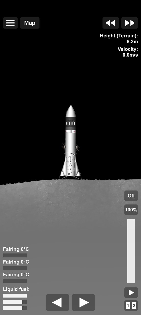 Moon starship Spaceflight Simulator