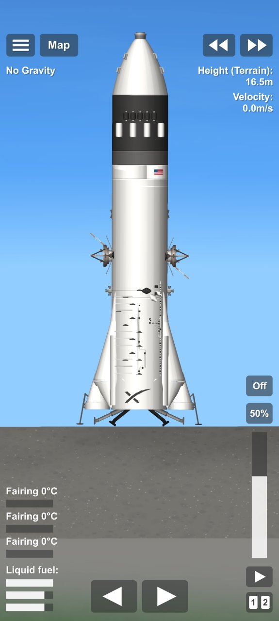 Moon starship Spaceflight Simulator