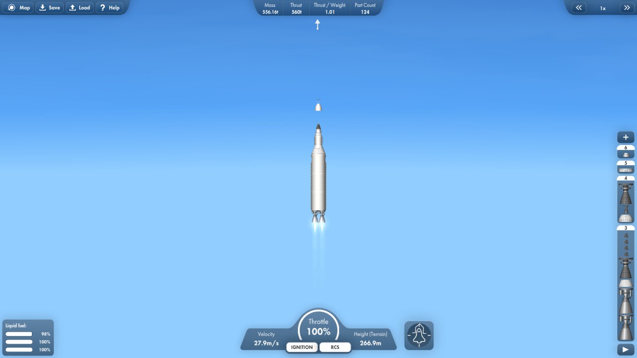 multifunctional rocket Spaceflight Simulator