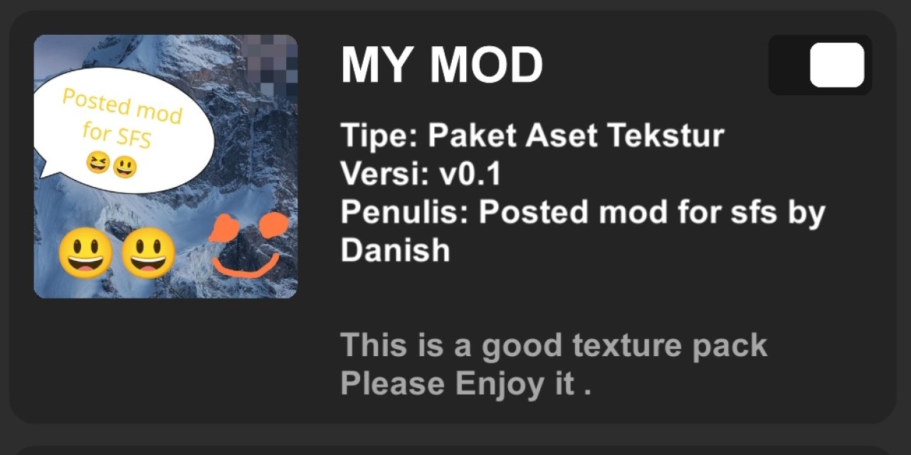 MY MOD v0.1 Spaceflight Simulator