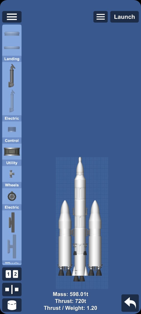 My rocketship (eagle 124) Spaceflight Simulator