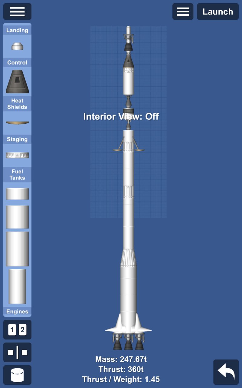 My Saturn V 2 Spaceflight Simulator