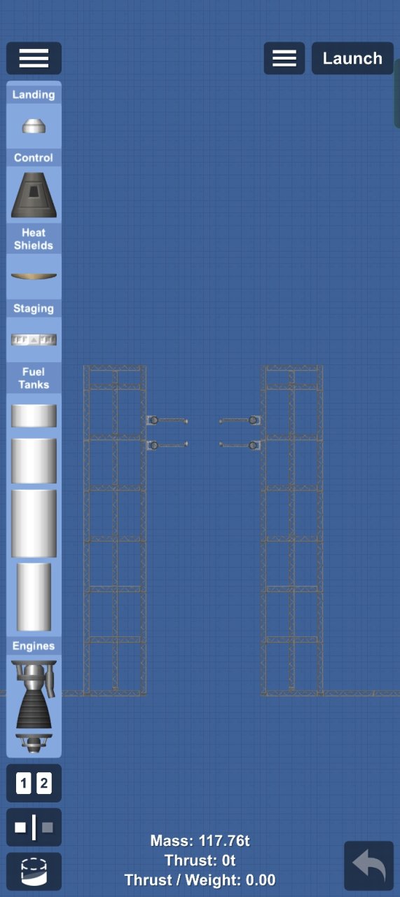 my simple launch pad for Spaceflight Simulator