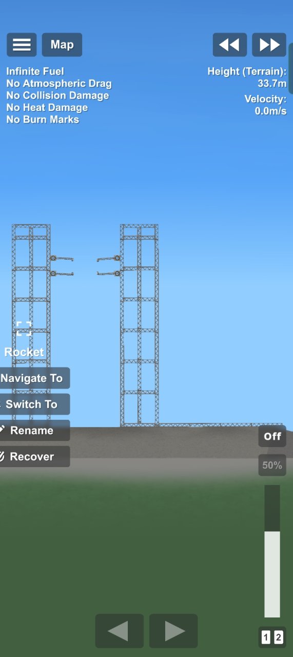 my simple launch pad Spaceflight Simulator