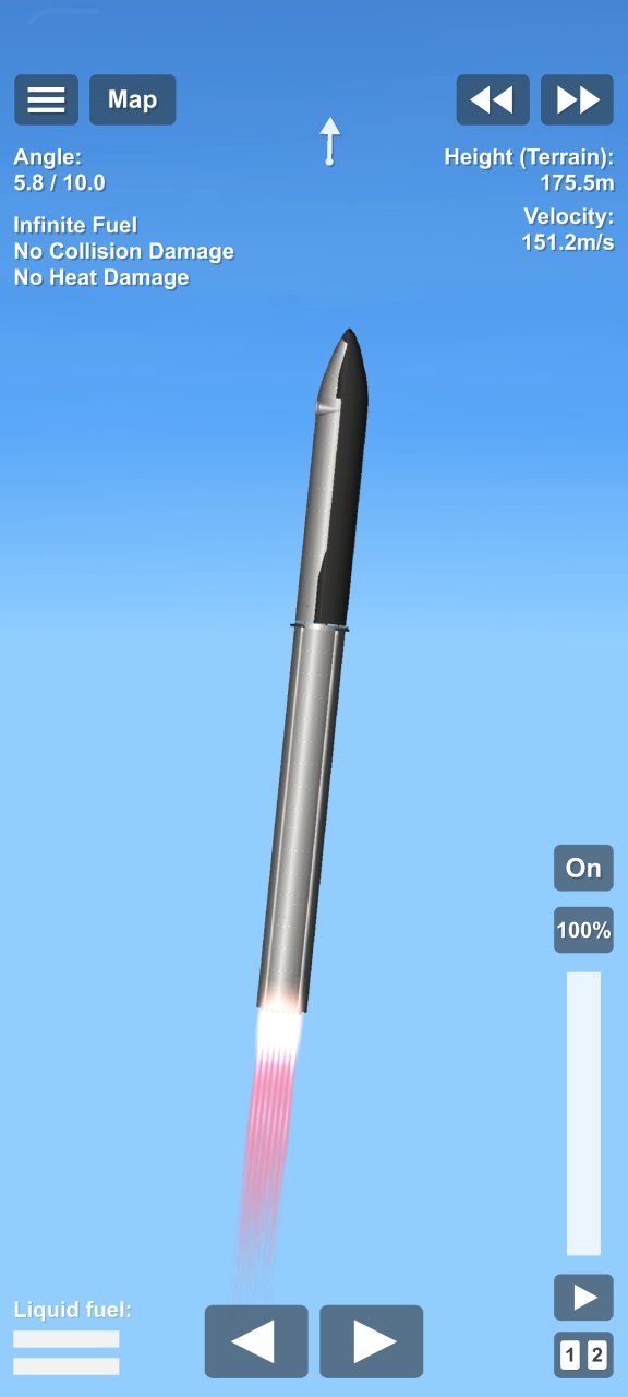 My Starship BV Blueprint for Spaceflight Simulator / SFS BP