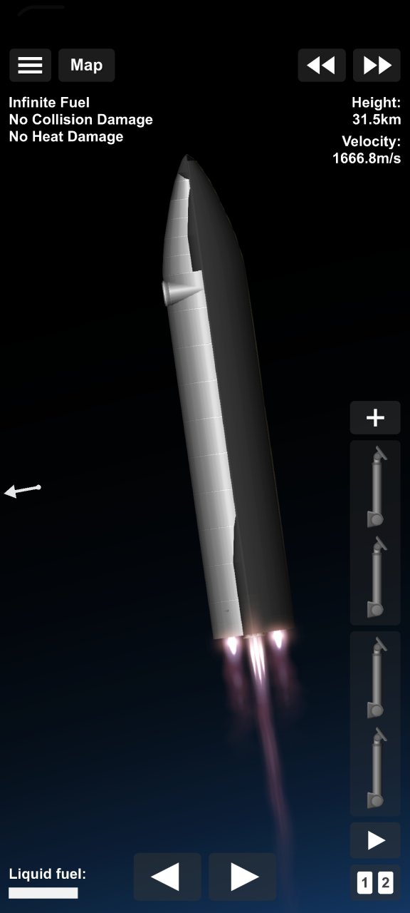 My Starship BV Blueprint for Spaceflight Simulator / SFS BP