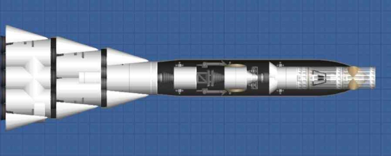 N1,can go to the moon Blueprint for Spaceflight Simulator / SFS BP