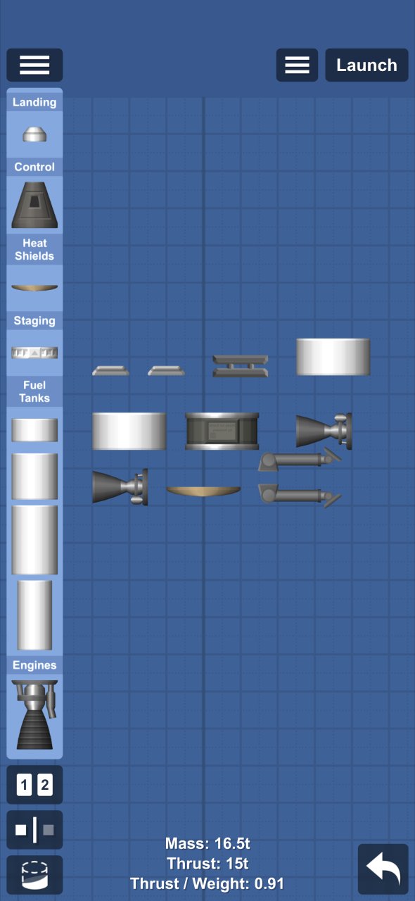 NASA Robotic lander Spaceflight Simulator