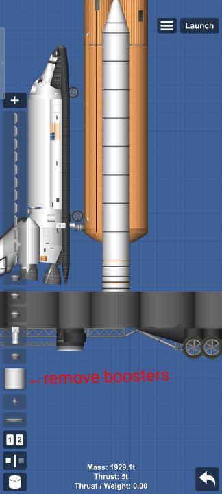 NASA shuttle space Blueprint for Spaceflight Simulator / SFS BP