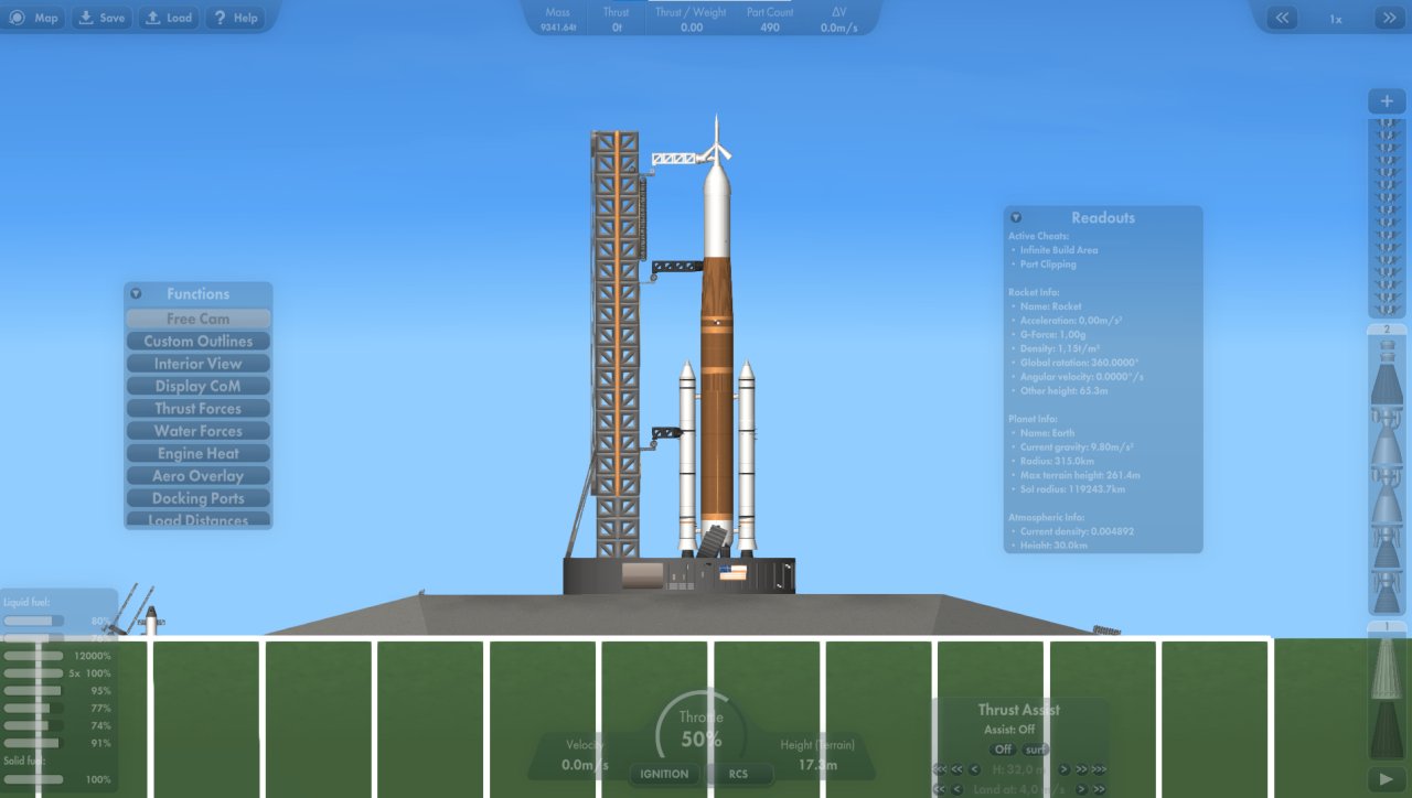 Nasa SLS Spaceflight Simulator