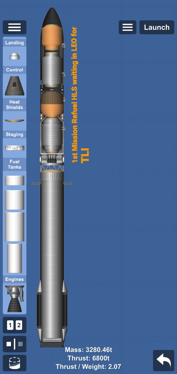 NASA/SPACE X Starship Tanker Spaceflight Simulator