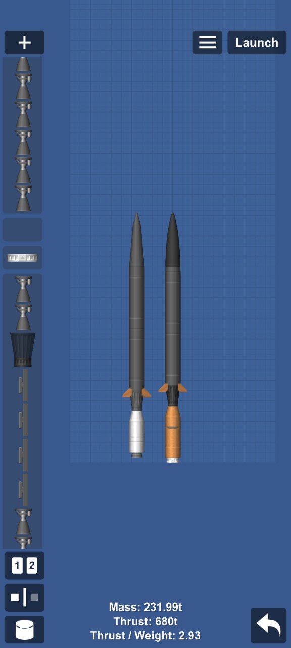 new cruse missiles for Spaceflight Simulator