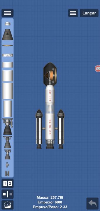 New falcon Blueprint for Spaceflight Simulator / SFS BP