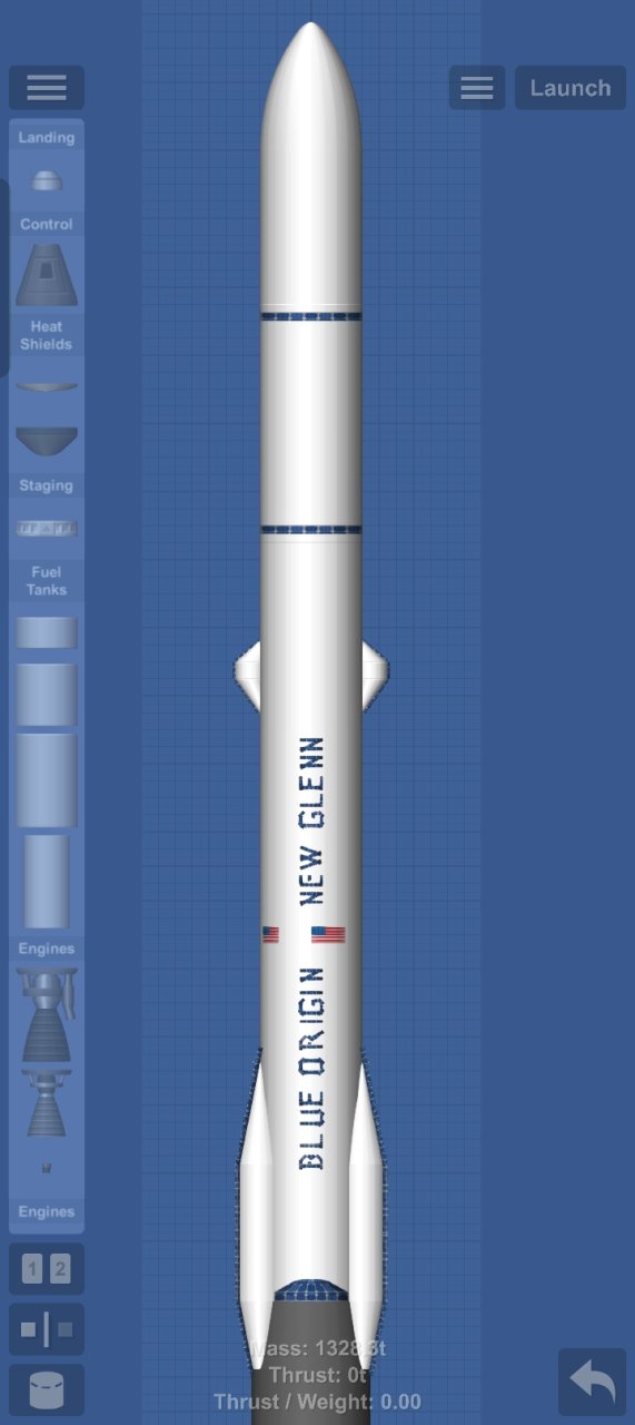 New Glenn for Spaceflight Simulator