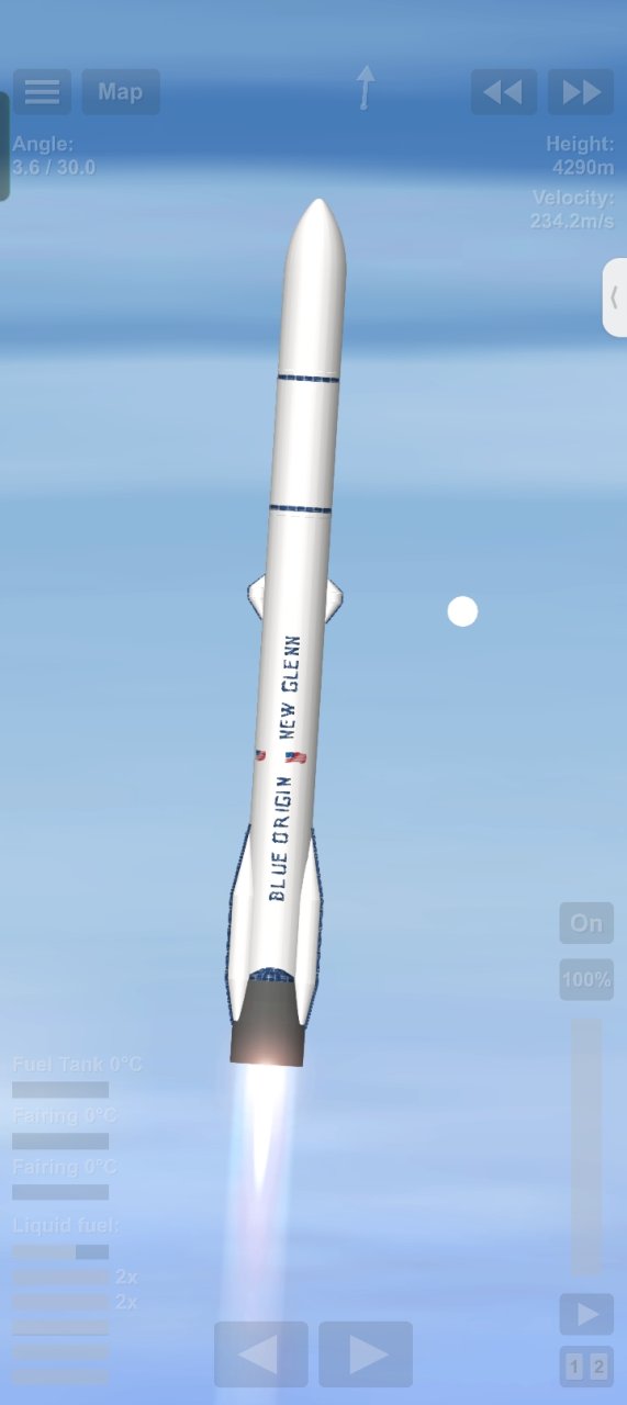 New Glenn Spaceflight Simulator