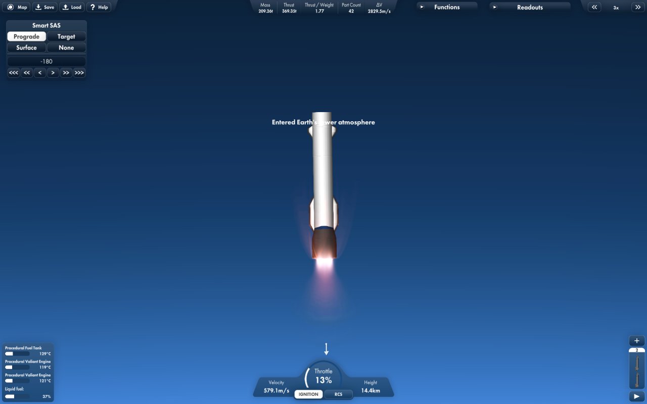 New Glenn Spaceflight Simulator