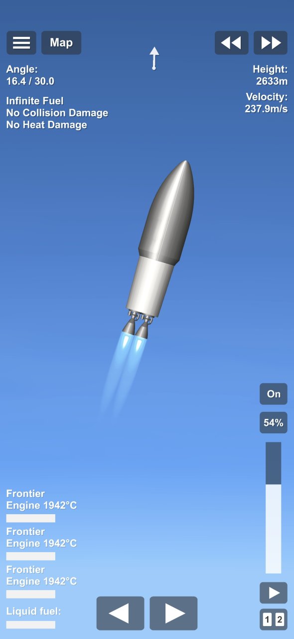 NEW GLENN Spaceflight Simulator