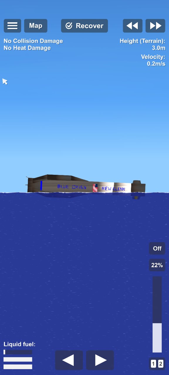 New Glenn Spaceflight Simulator