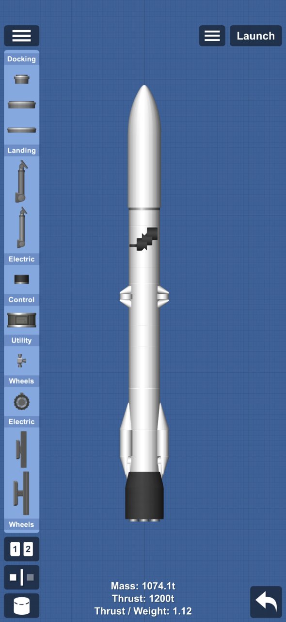 new glenn + blue ring Spaceflight Simulator