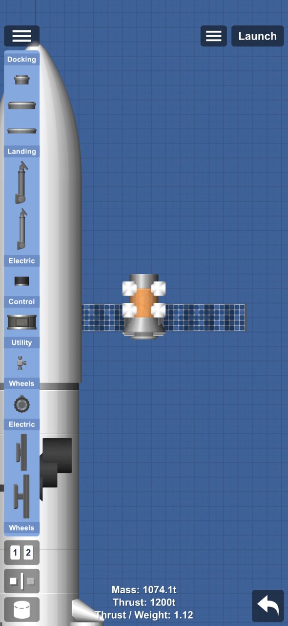 new glenn + blue ring Spaceflight Simulator